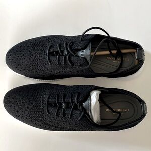 Cole Haan Women's Zerogrand Wing Oxford‎ Black Lace Up Size 8B Shoes